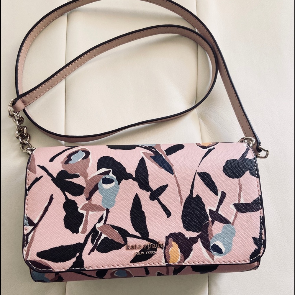 Kate Spade CAMERON PAPER ROSE CROSSBODY retail $238